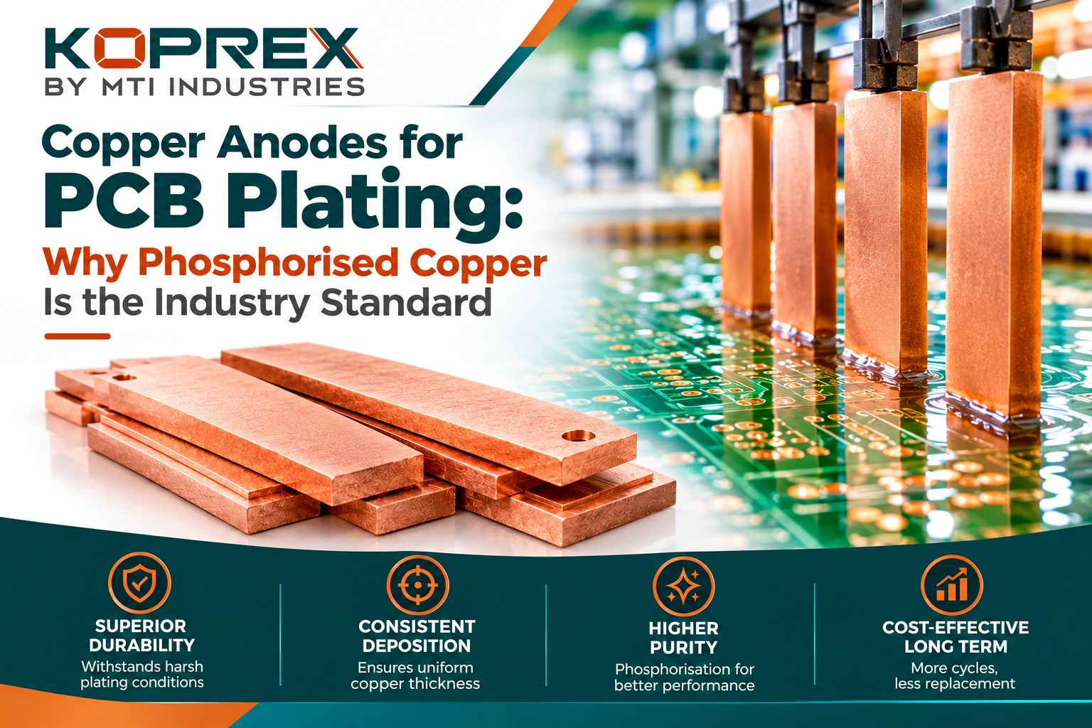 Copper Anodes for PCB Plating Why Phosphorised Copper Is the Industry Standard